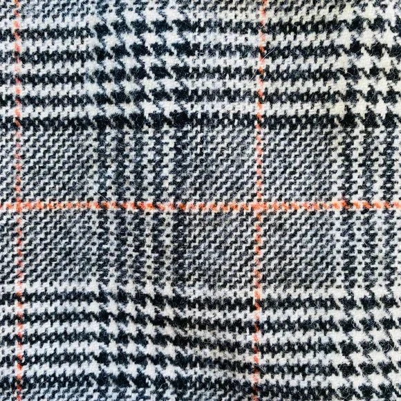 Kendall & Kylie Black & Brown Plaid Menswear-Inspired Winter Coat NWT MSRP $180 - Picture 3 of 16